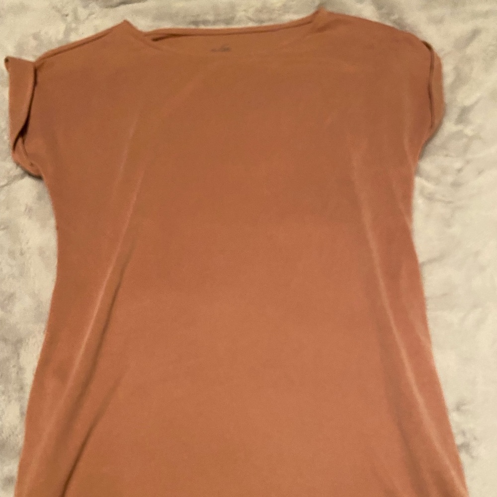 Pink t-shirt dress
